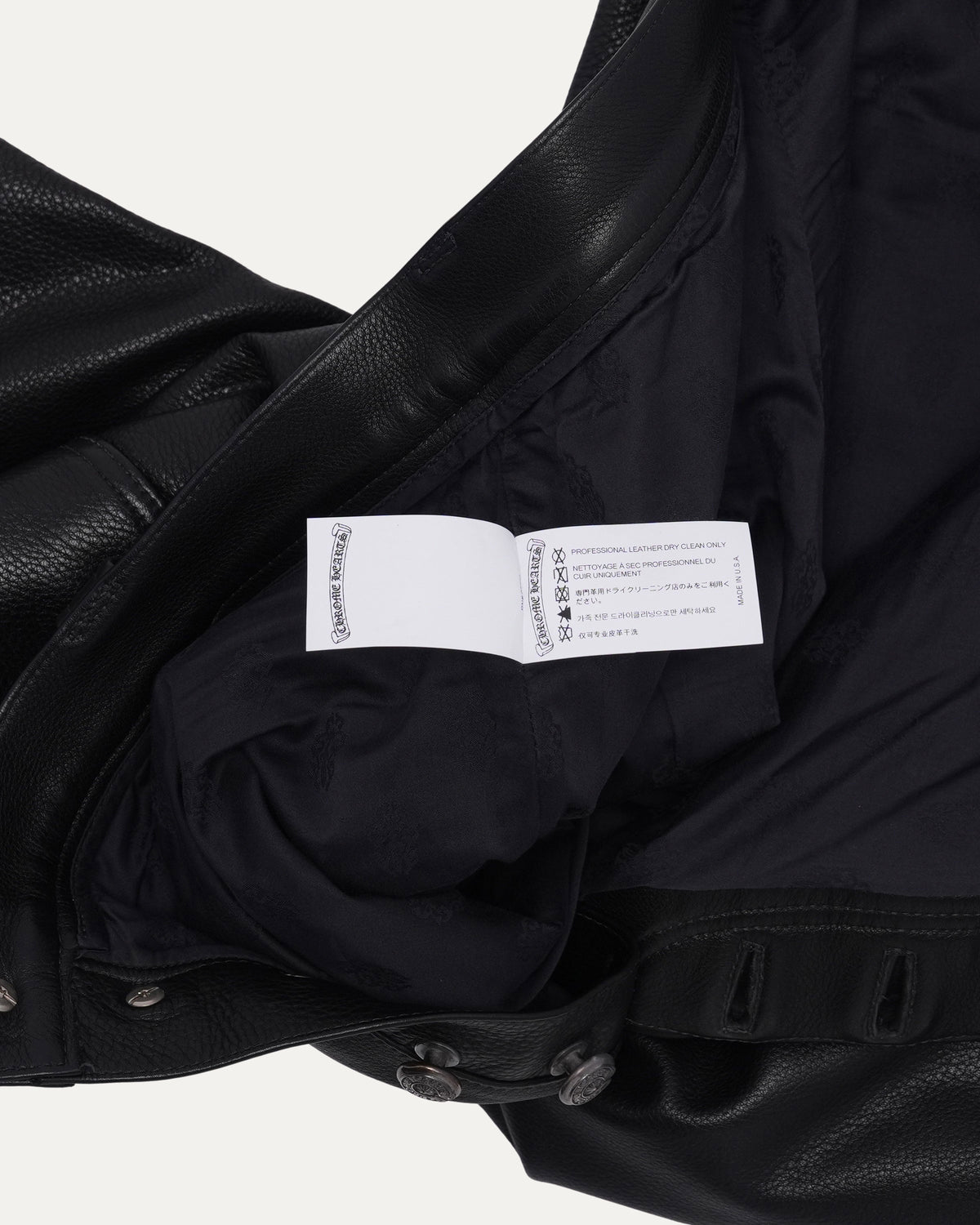 Fleur Knee Leather Carpenter Pants