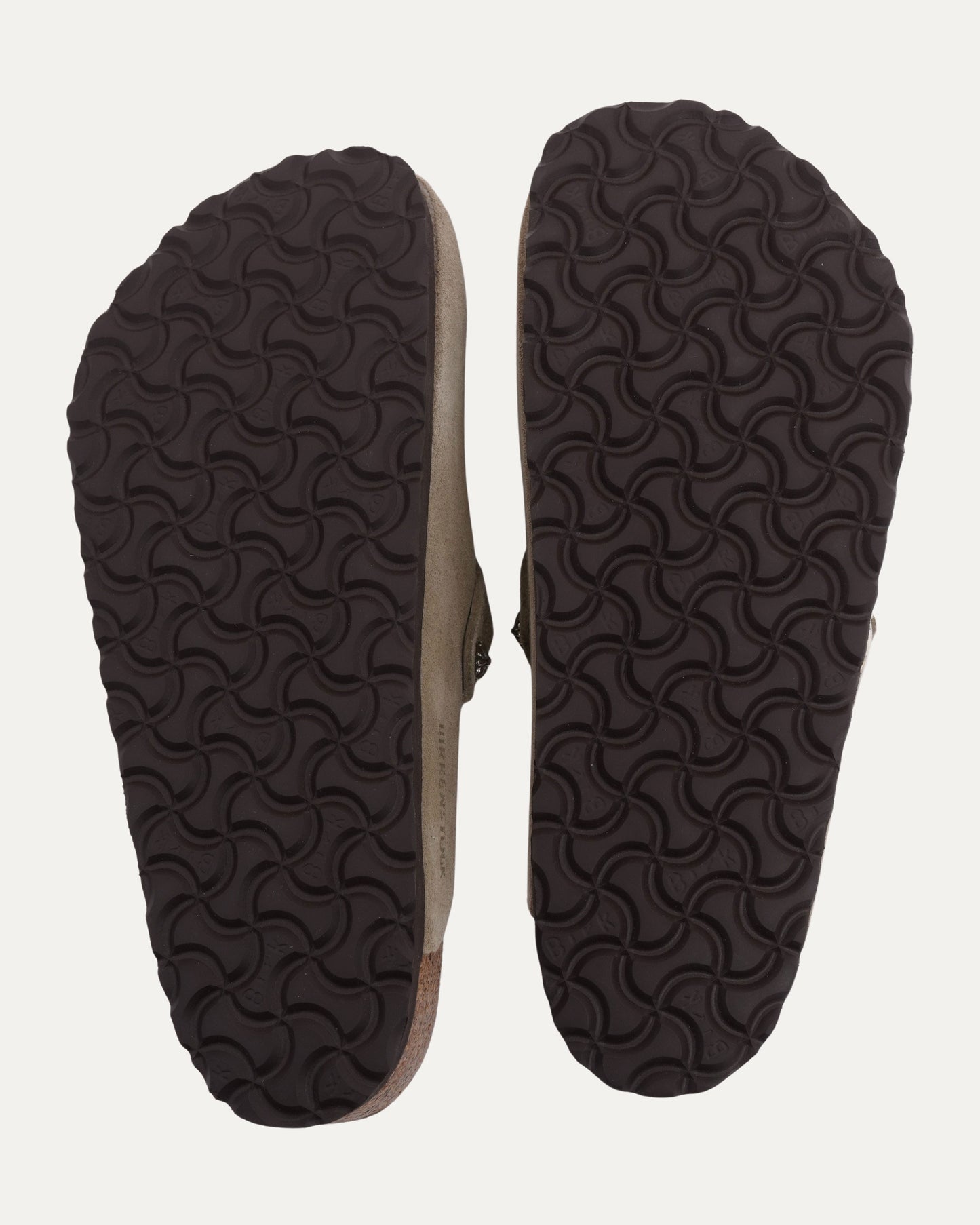 Cross Embellished Birkenstock Boston Suede Mule
