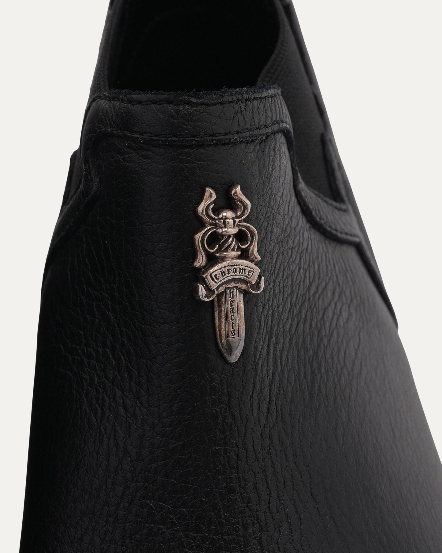 Dagger Embellished Slip On Mid Top Sneakers