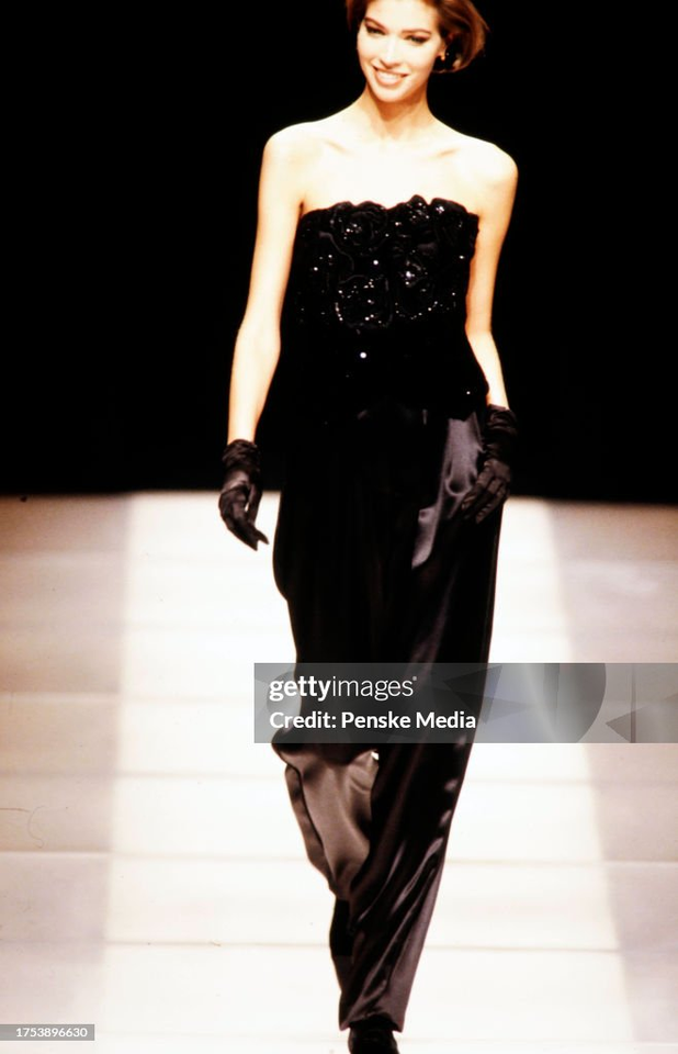 FW 1992 Beaded Velvet Bustier