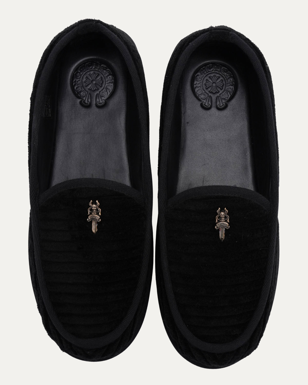 Dagger Embellished Heavy Cord House Shoes
