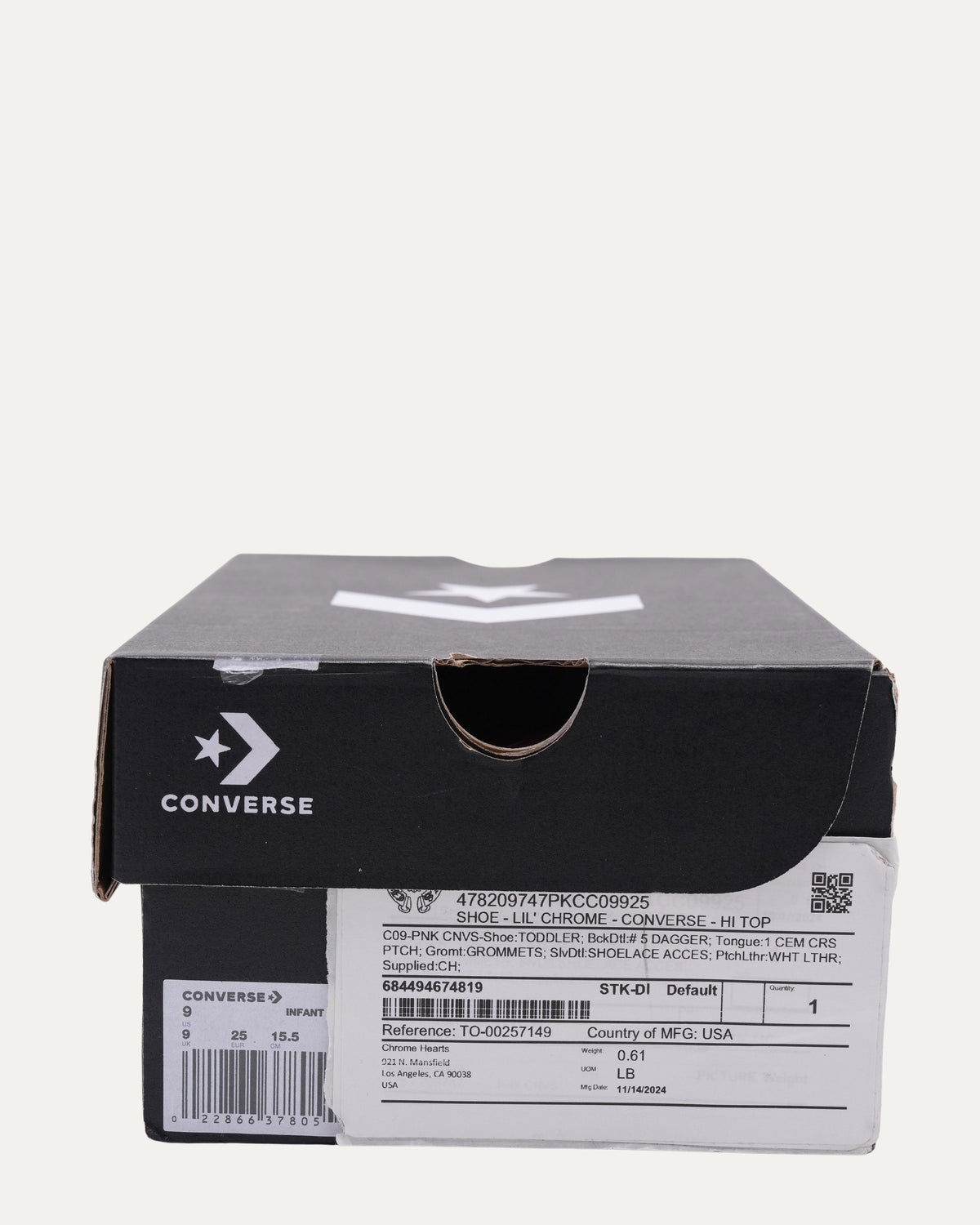 Baby Cross Patch Converse Chuck Taylor Sneakers