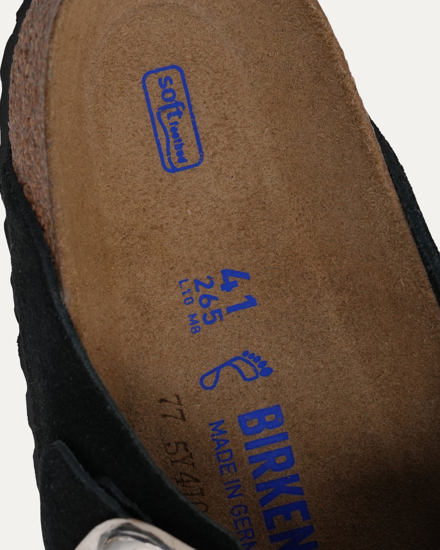 Dagger Embellished Birkenstock Boston Suede Mule