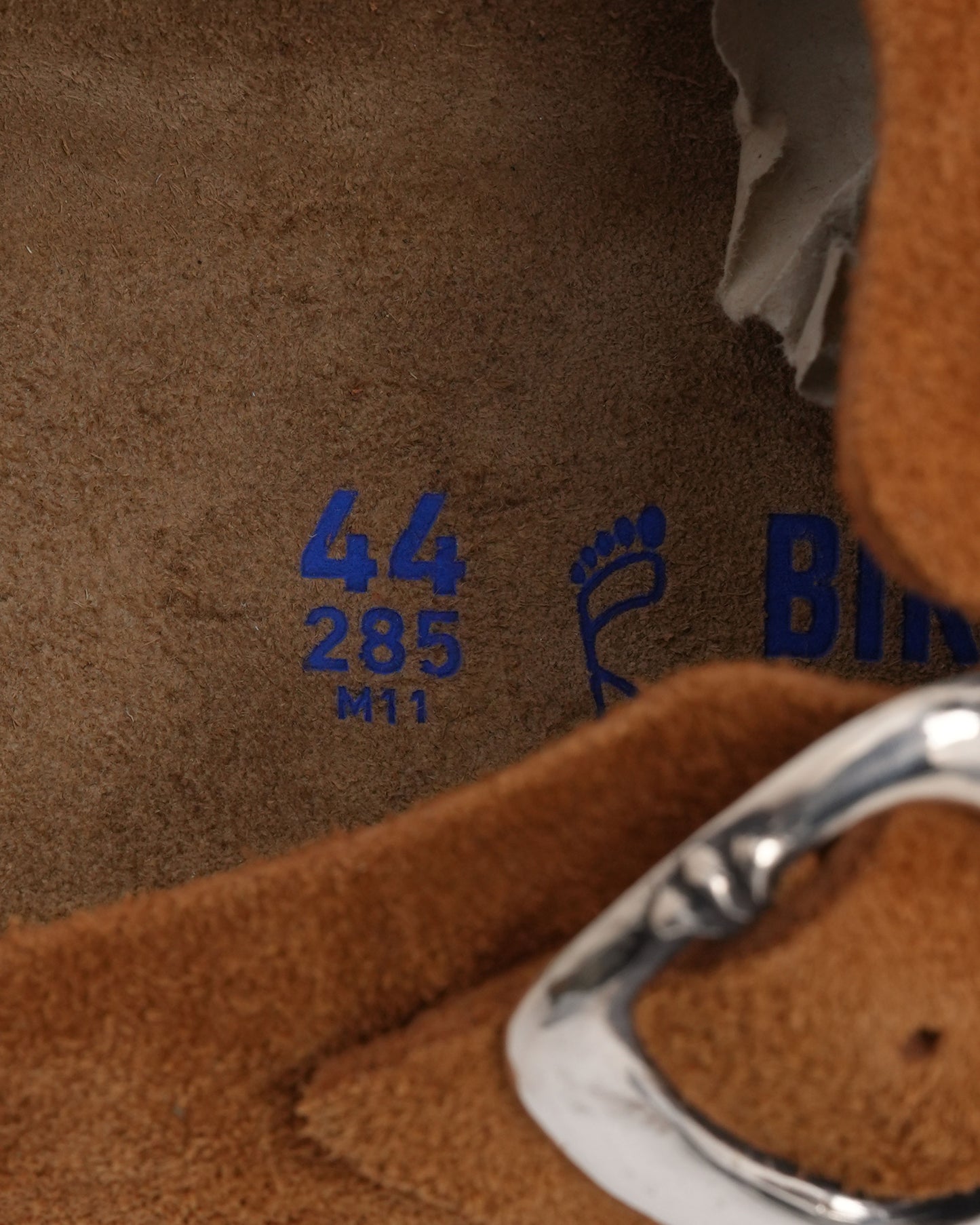 Dagger Embellished Birkenstock Boston Suede Mule