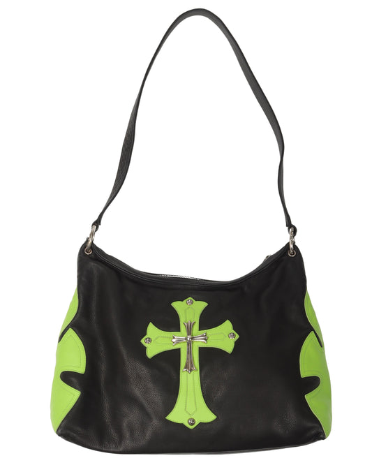 Lyon Cross Patch Shoulder Bag