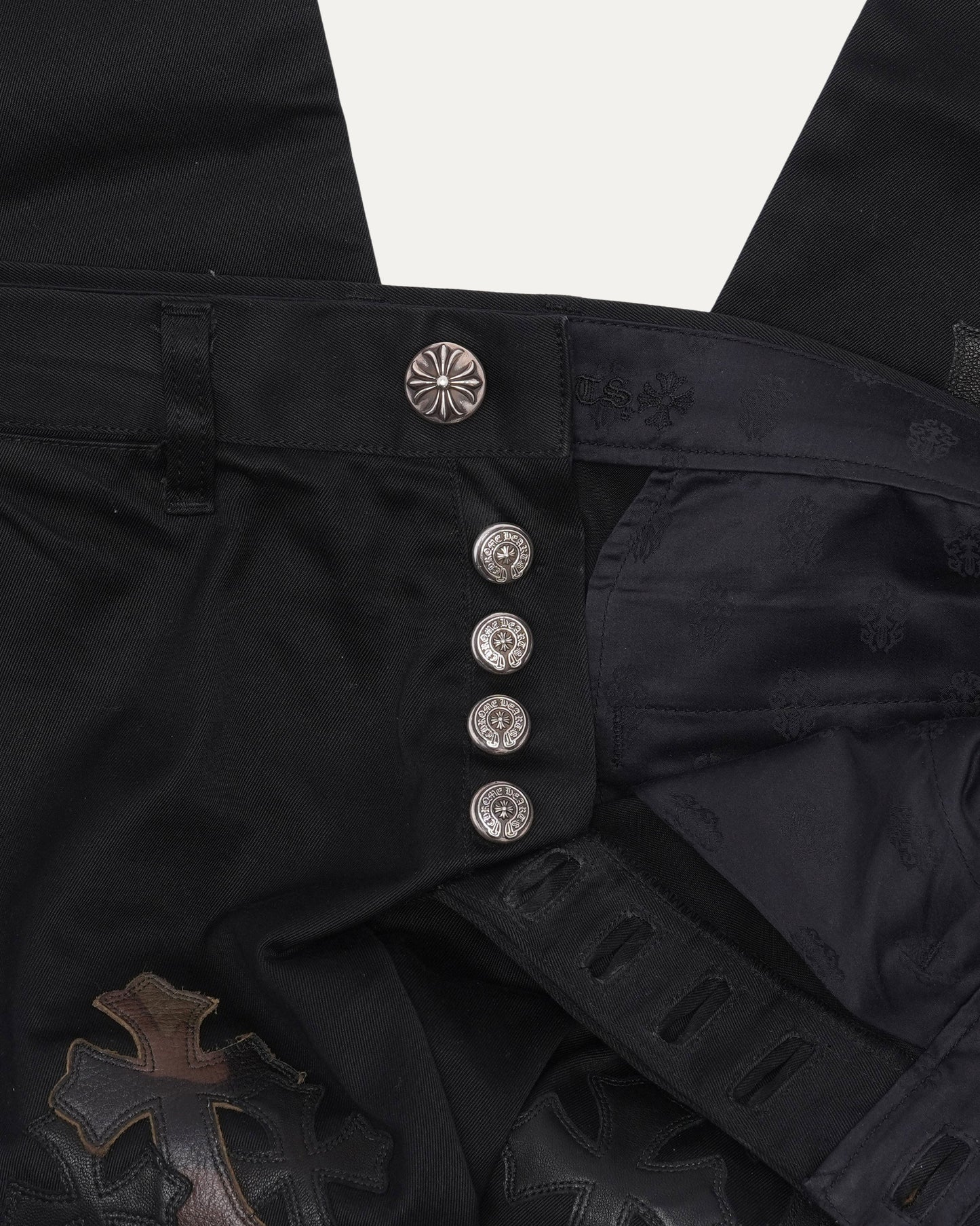 Cross Patch Chino Pants