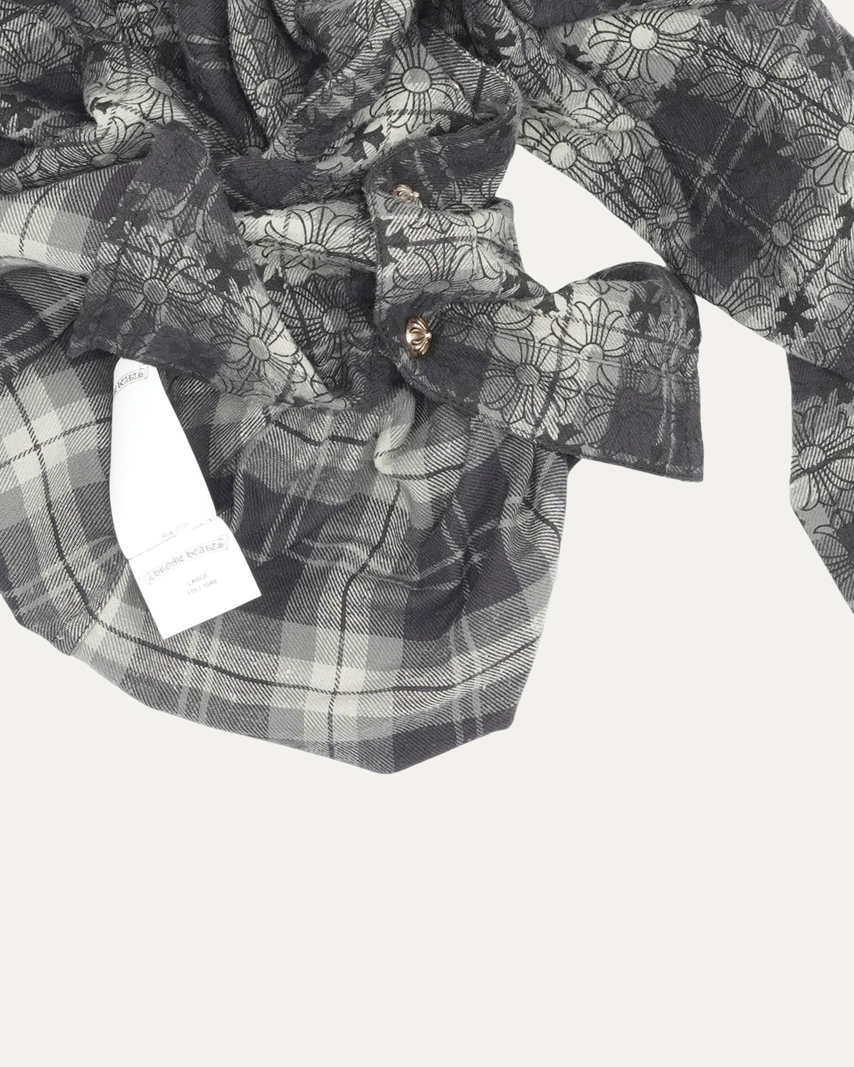 Cross Patch Monogram Flannel Shirt