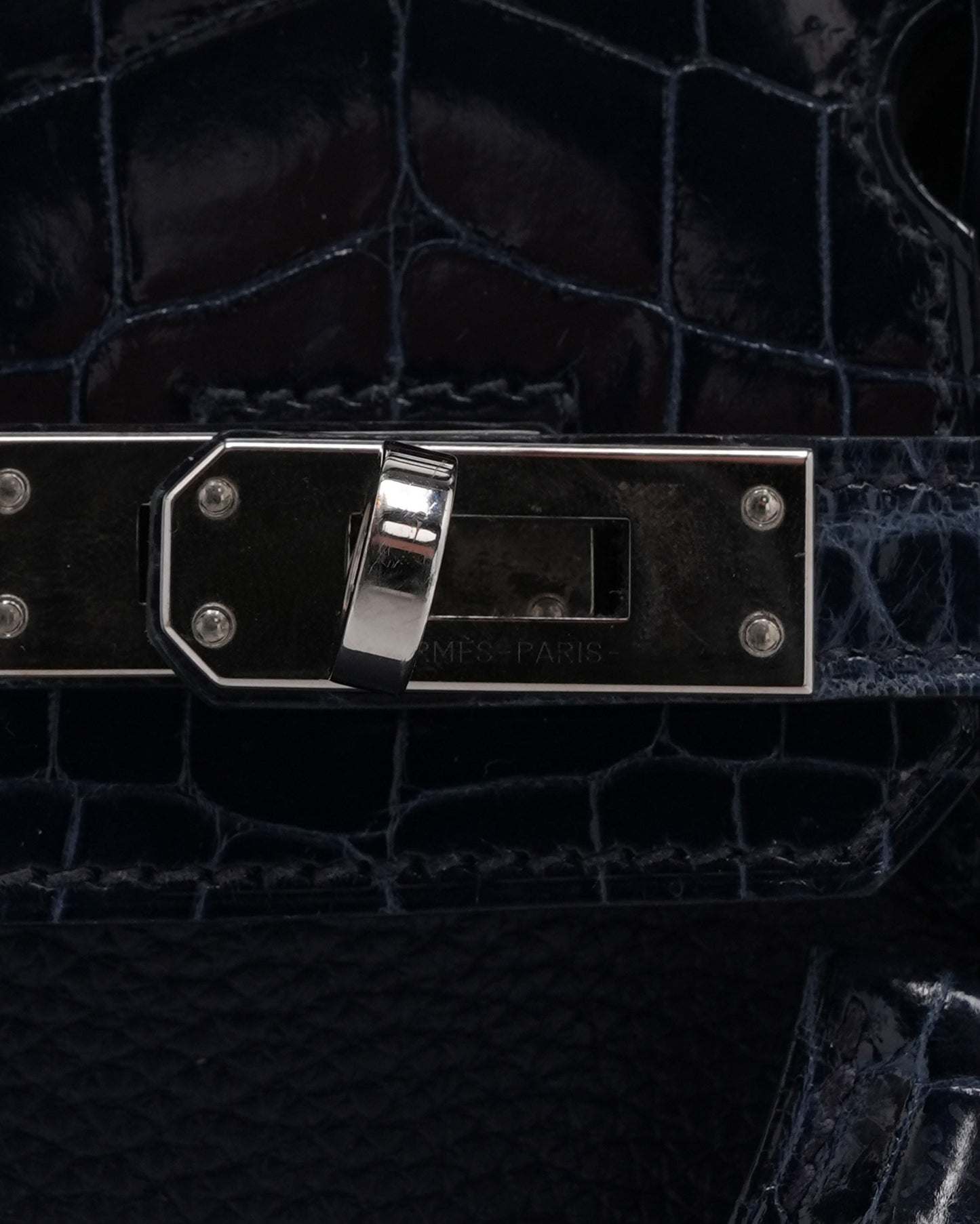 Shiny Crocodile Togo Birkin Touch 25