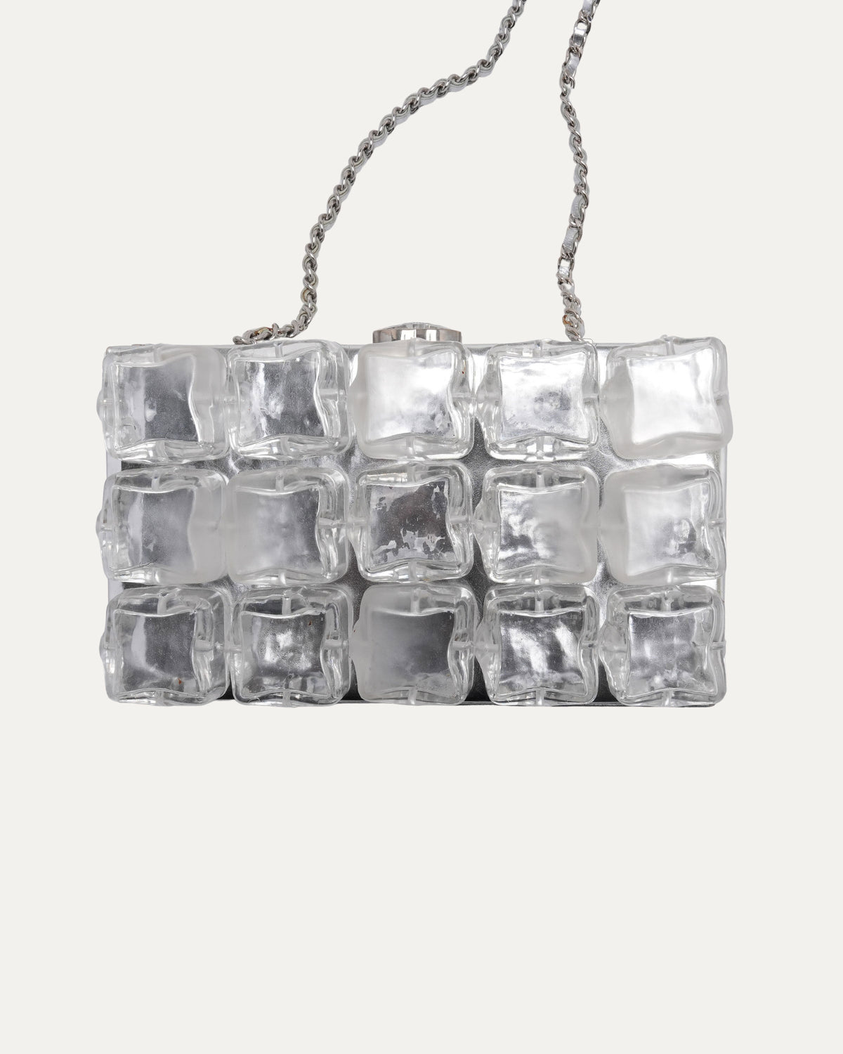 Ice Cube Minaudiere Bag