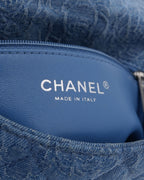 Denim Sweetheart Crush Mini Square Flap Bag