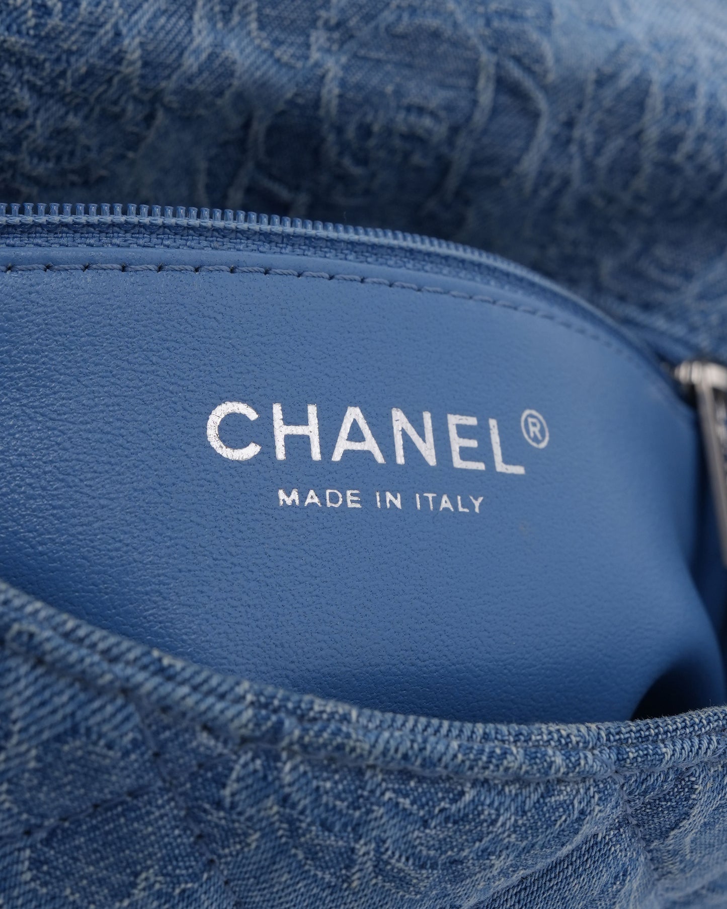 Denim Sweetheart Crush Mini Square Flap Bag