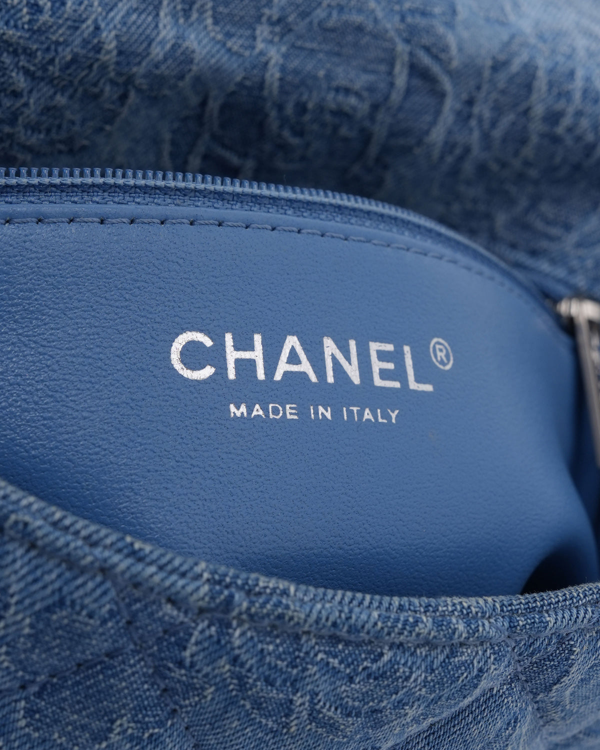 Denim Sweetheart Crush Mini Square Flap Bag