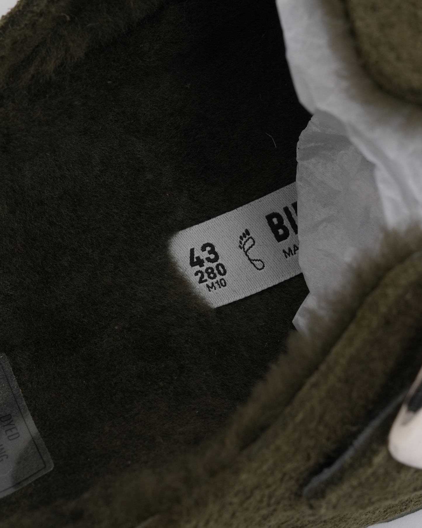 Dagger Embellished Birkenstock Boston Shearling Lined Suede Mule