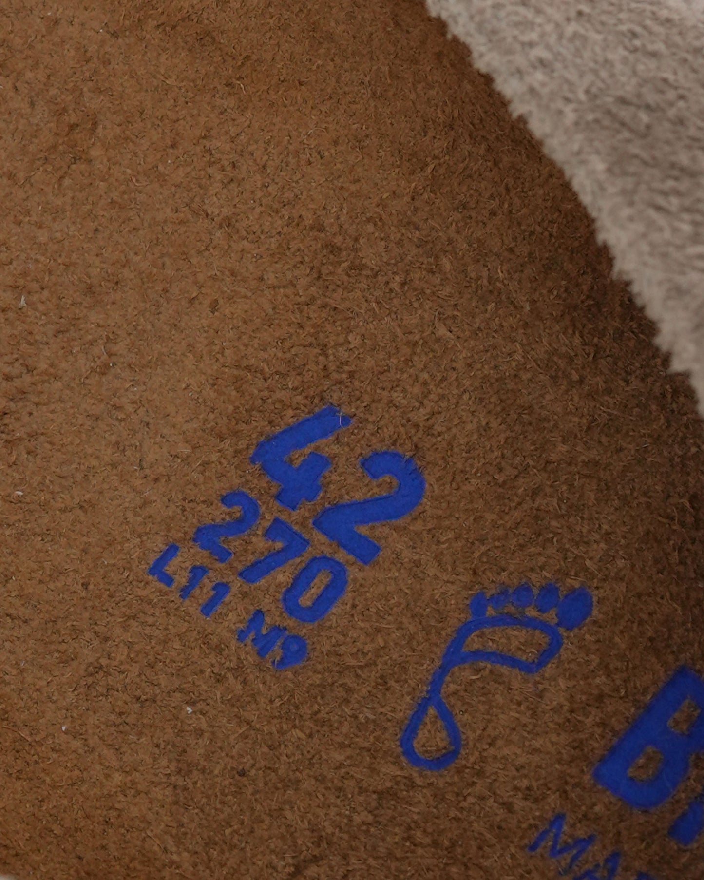 Cross Embellished Birkenstock Boston Suede Mule