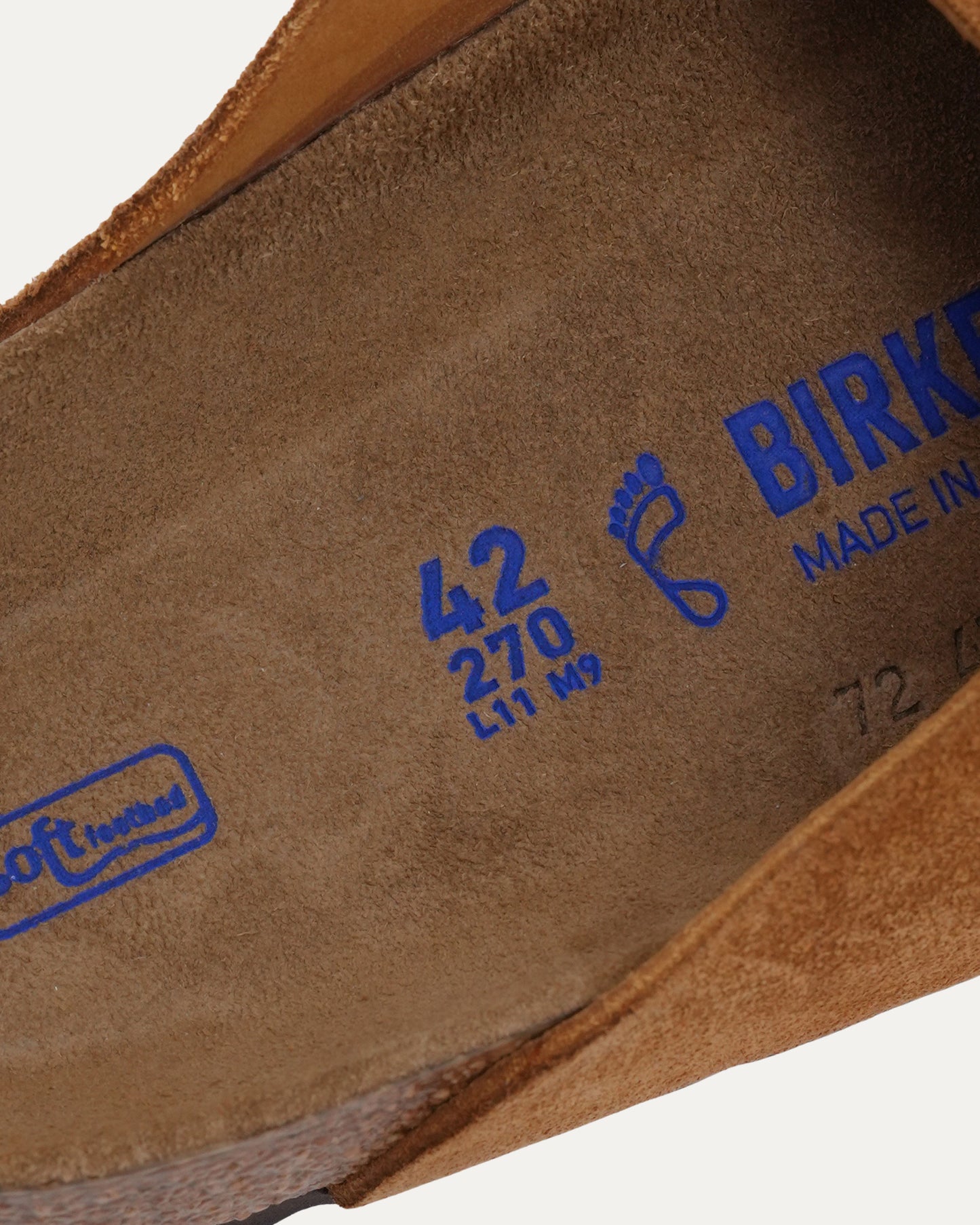 Dagger Embellished Birkenstock Boston Suede Mule