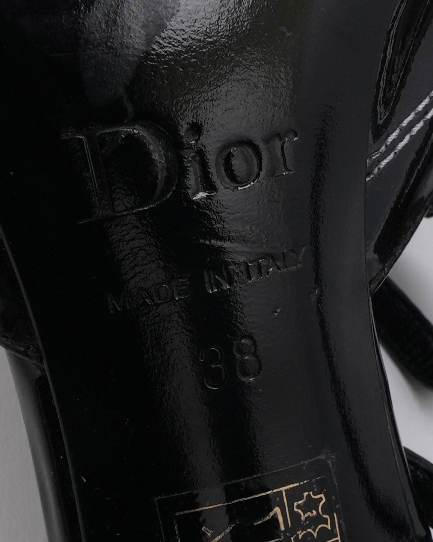 FW 2004 Patent Leather Dice Shoes