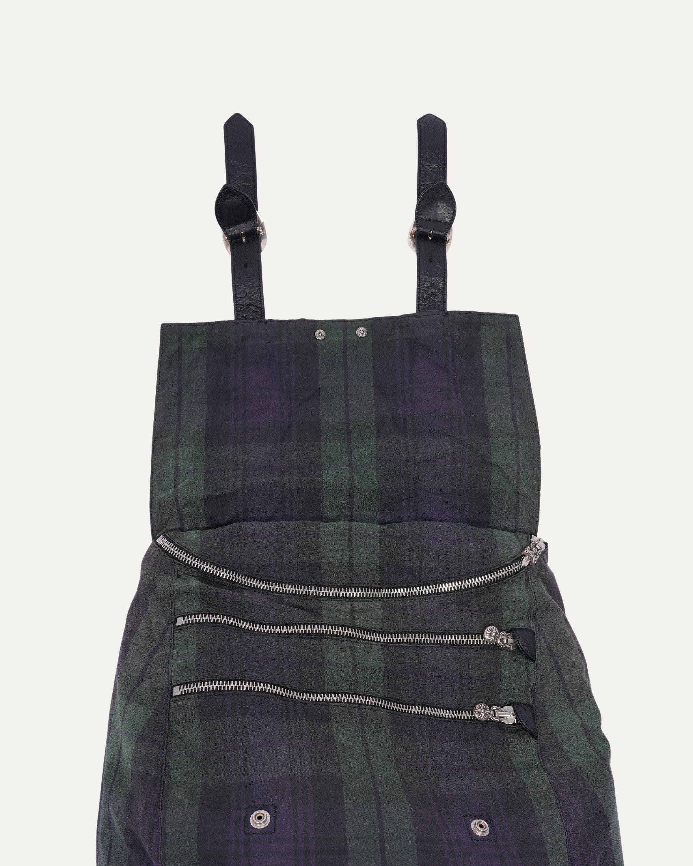 Cross Patch Plaid Gunslinger Moto Backpack