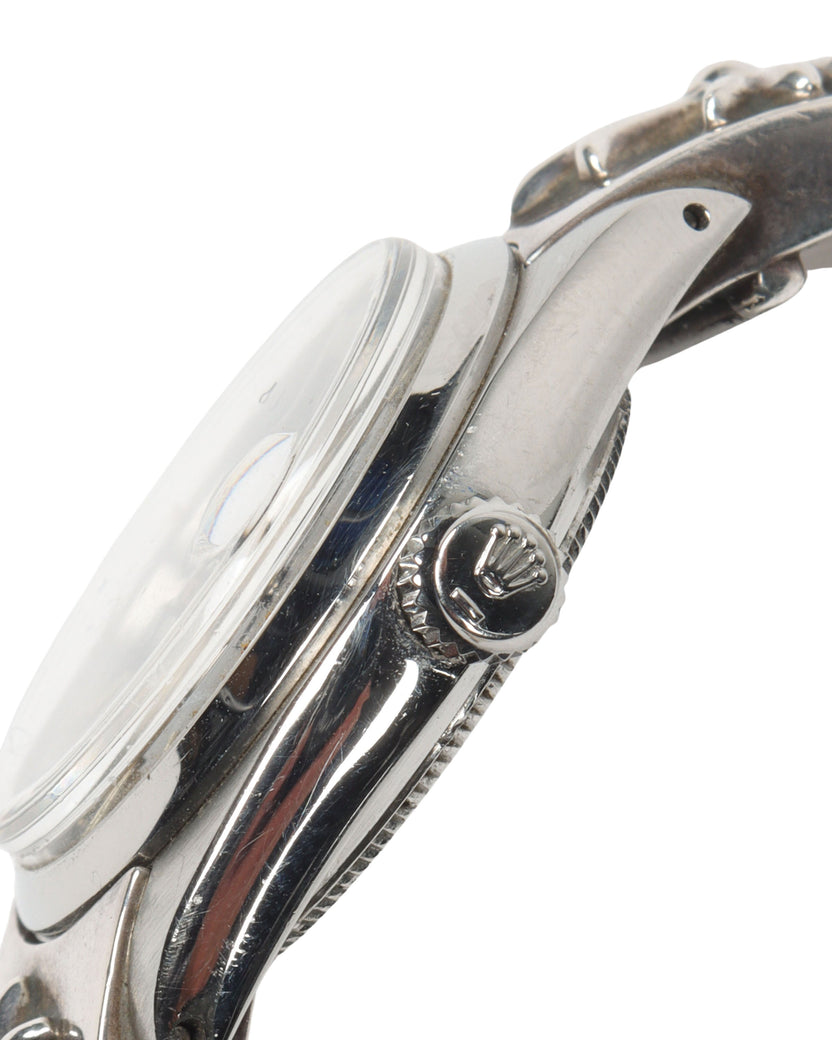 31mm Rolex Sterling Silver Oysterdate
