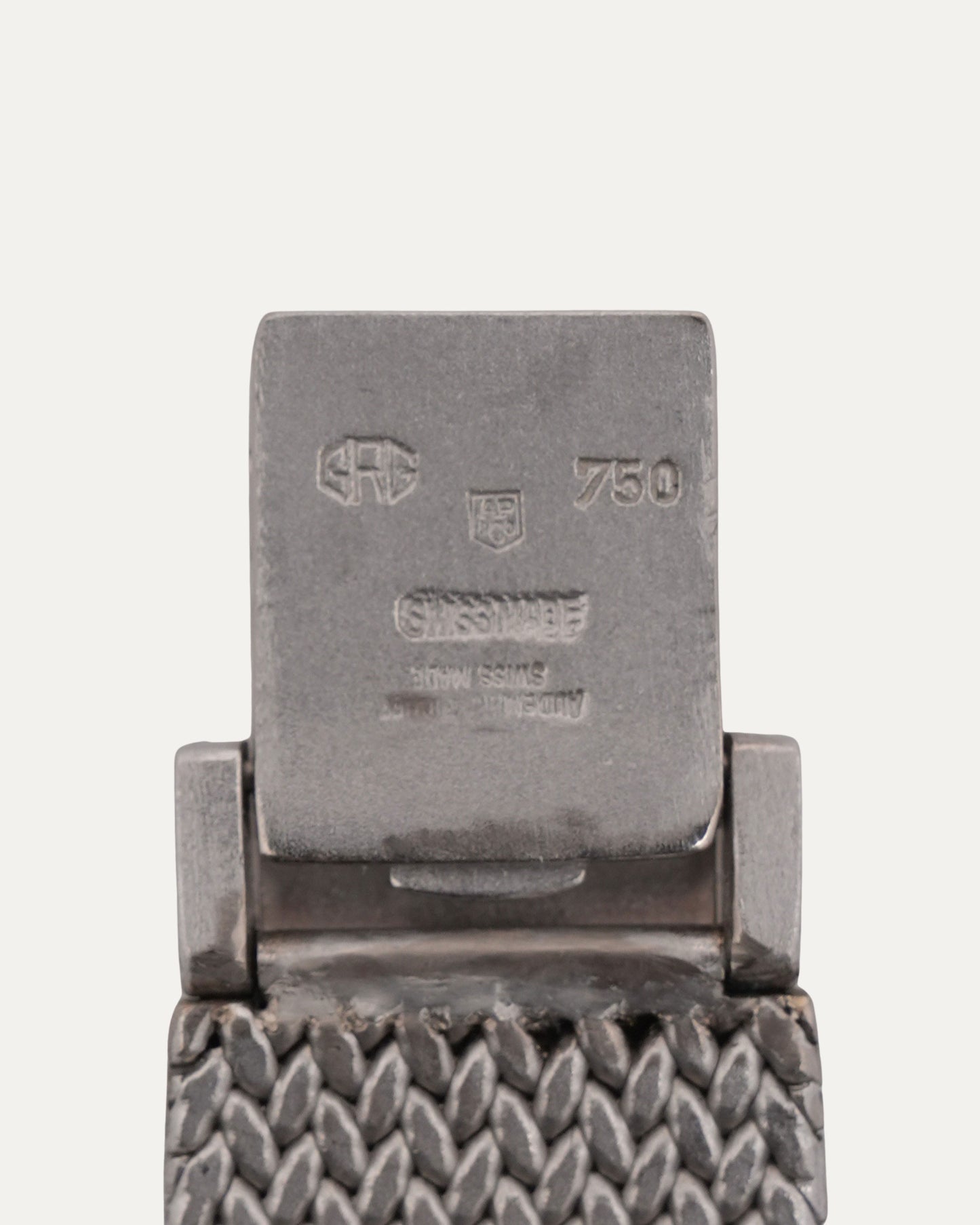 "Earth" Octagon White Gold & Sapphire Azurmalachite Dial Watch