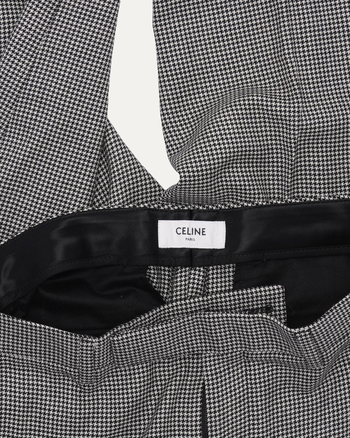 Houndstooth Shawl Collar Suit