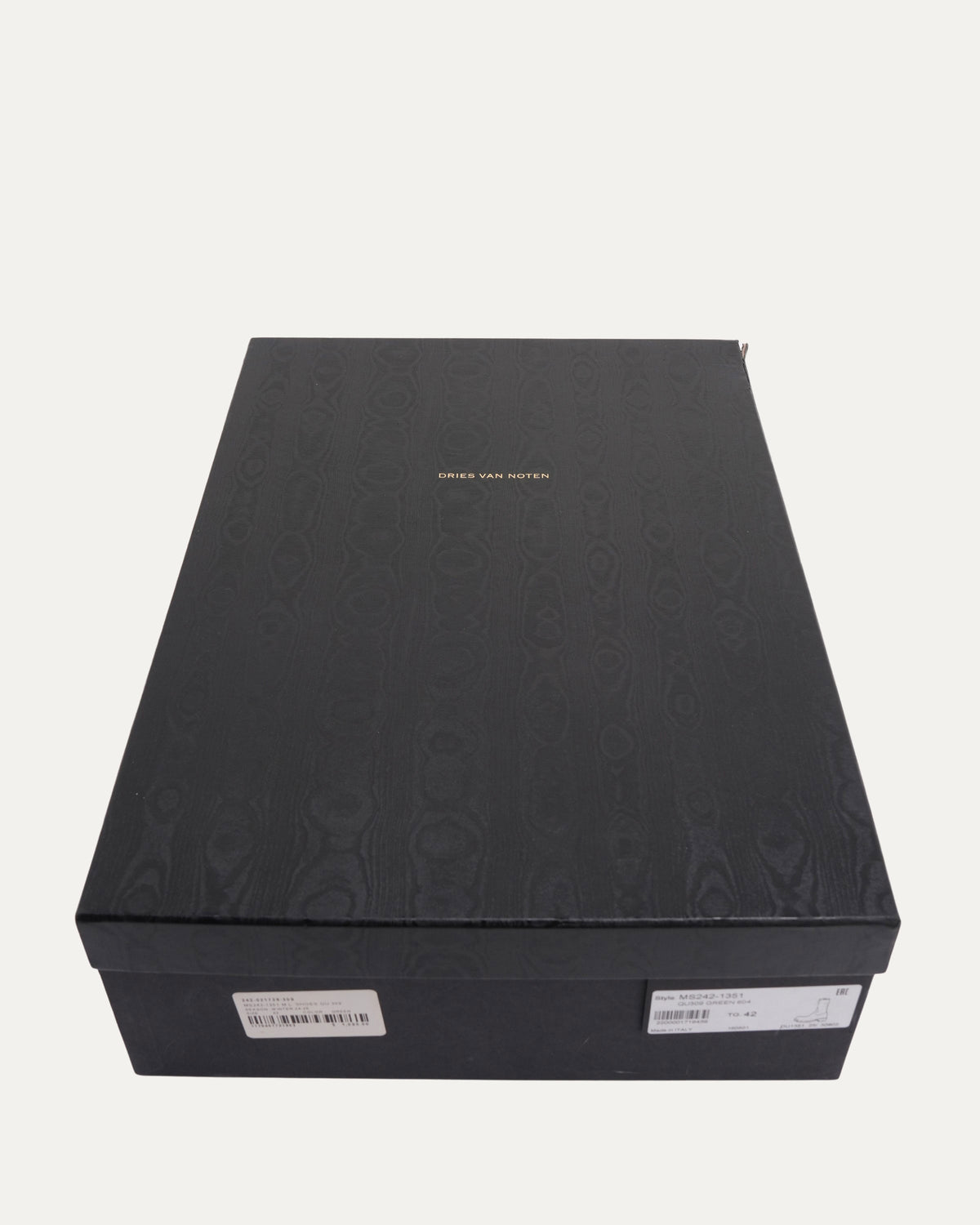 Snake Embossed Leather Boots