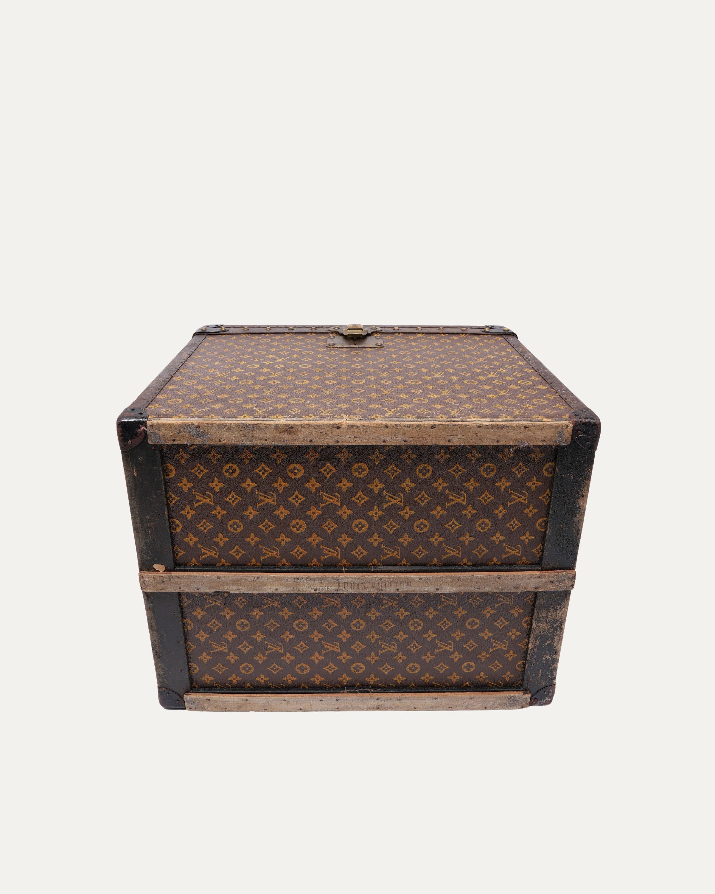 1920's Monogram Large Stencil Trunk