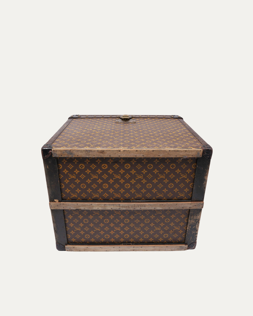 1920's Monogram Large Stencil Trunk