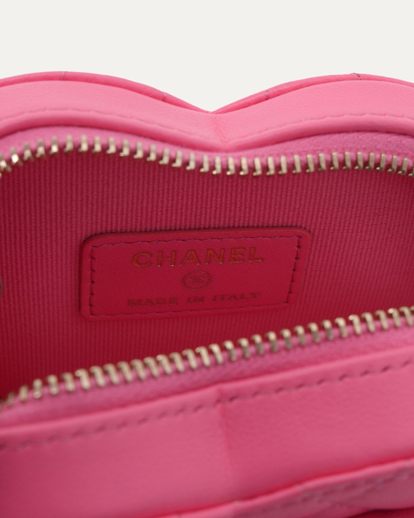 Quilted Mini Heart Flap Bag