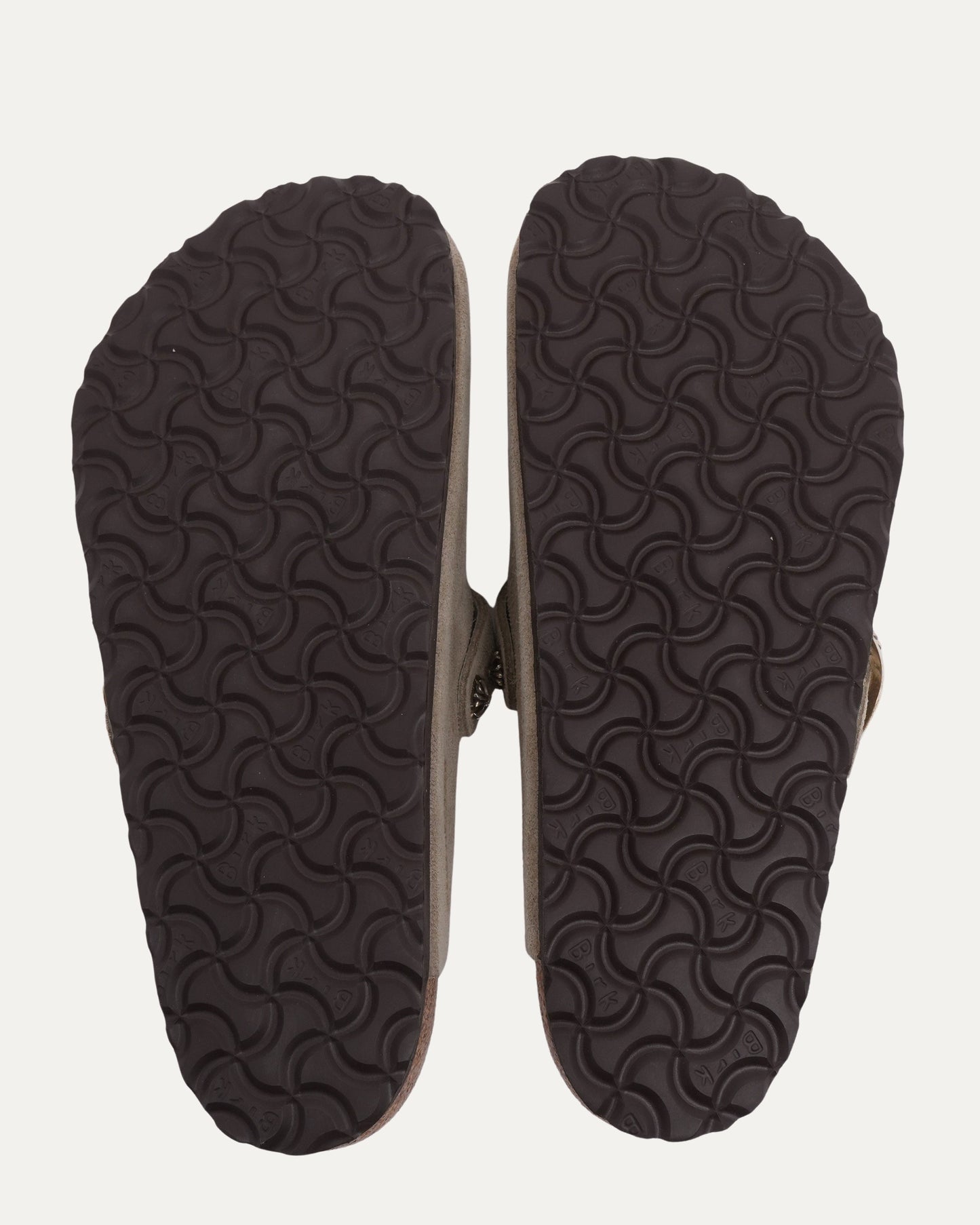 Cross Embellished Birkenstock Boston Suede Mule