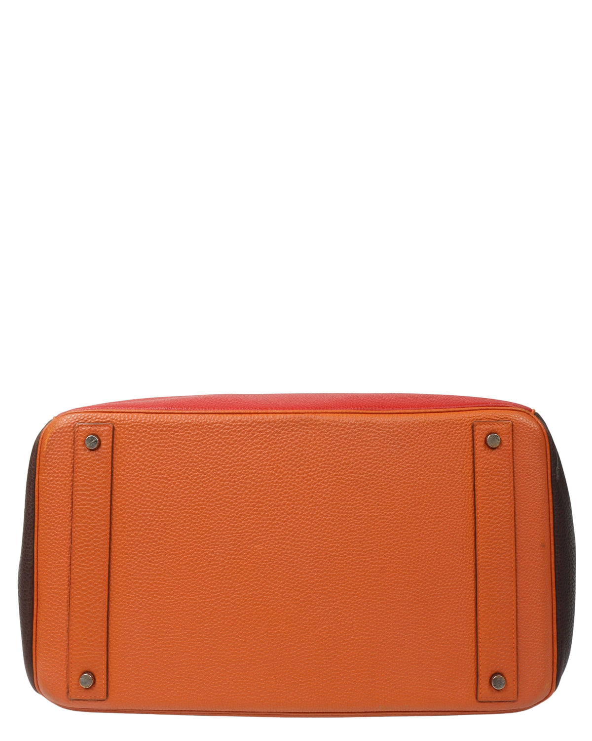 HAC 40 Fjord Leather Tri-Colour Rouge Garrance, Chocolat, & Terre Battue Birkin (2006)