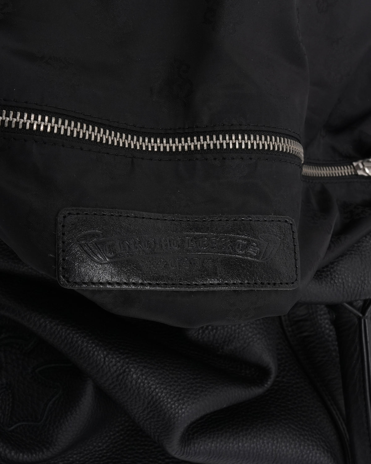 Cross Patch Gilles Leather Tote Bag