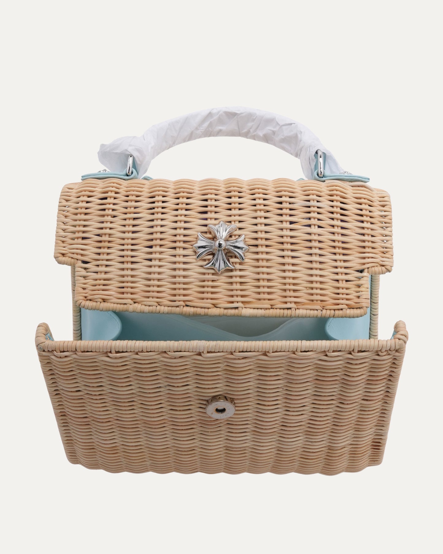 Woven Raffia Dolly Bag