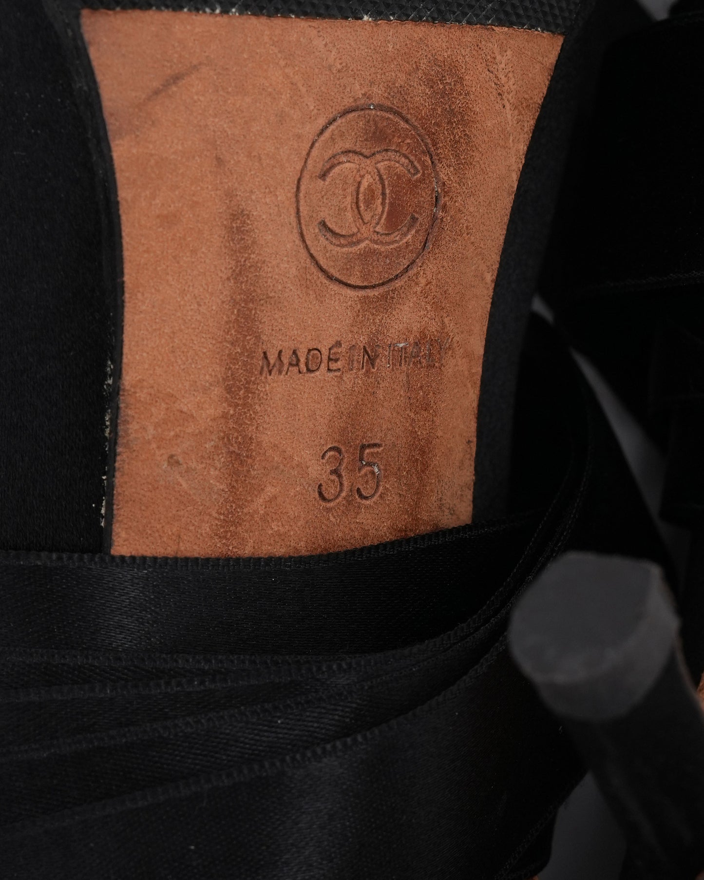 c. 2002 Satin Ballerina Shoes