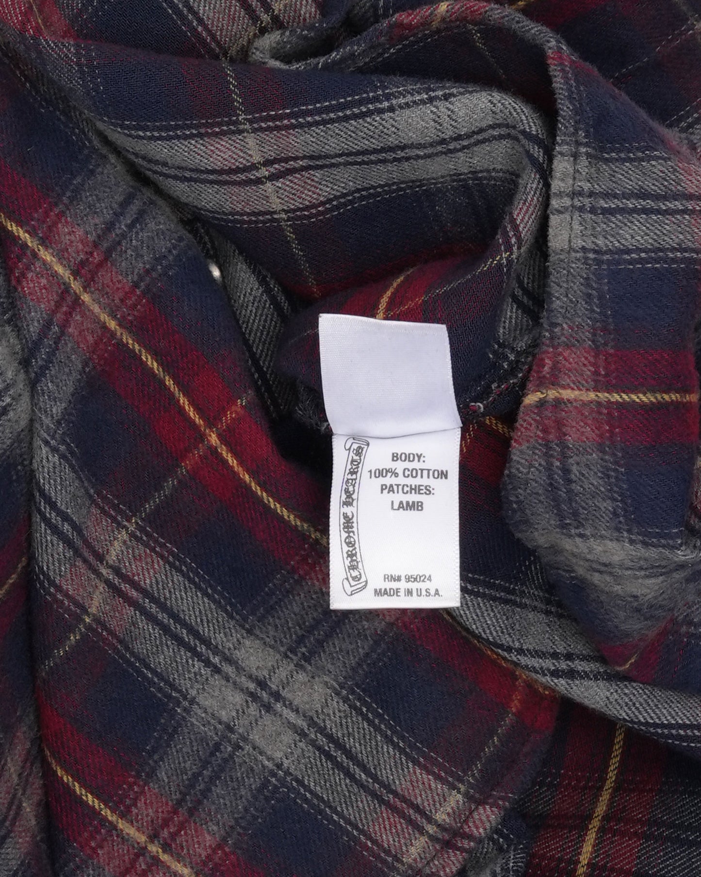 Cross Patch Vine Button Flannel Shirt