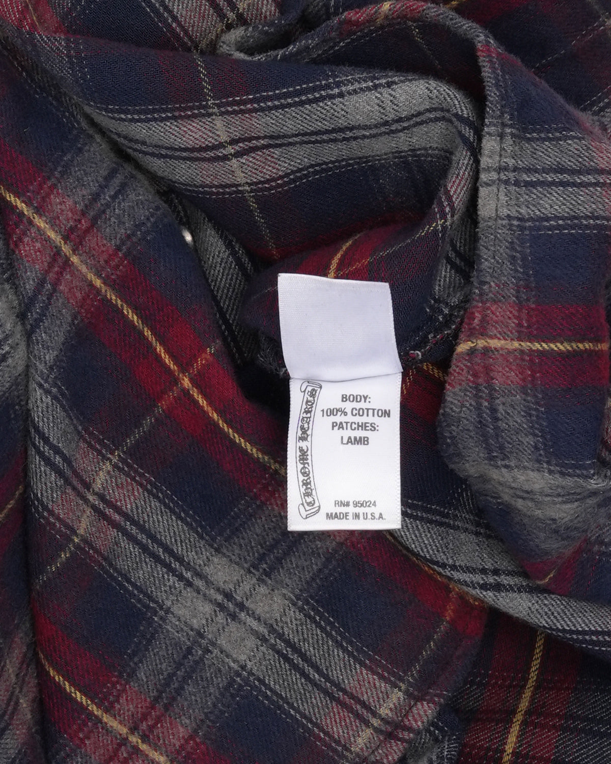 Cross Patch Vine Button Flannel Shirt