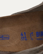 Dagger Embellished Birkenstock Boston Suede Mule