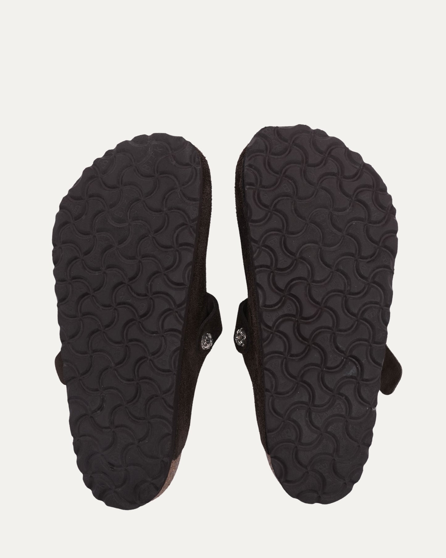 Dagger Embellished Birkenstock Boston Suede Mule