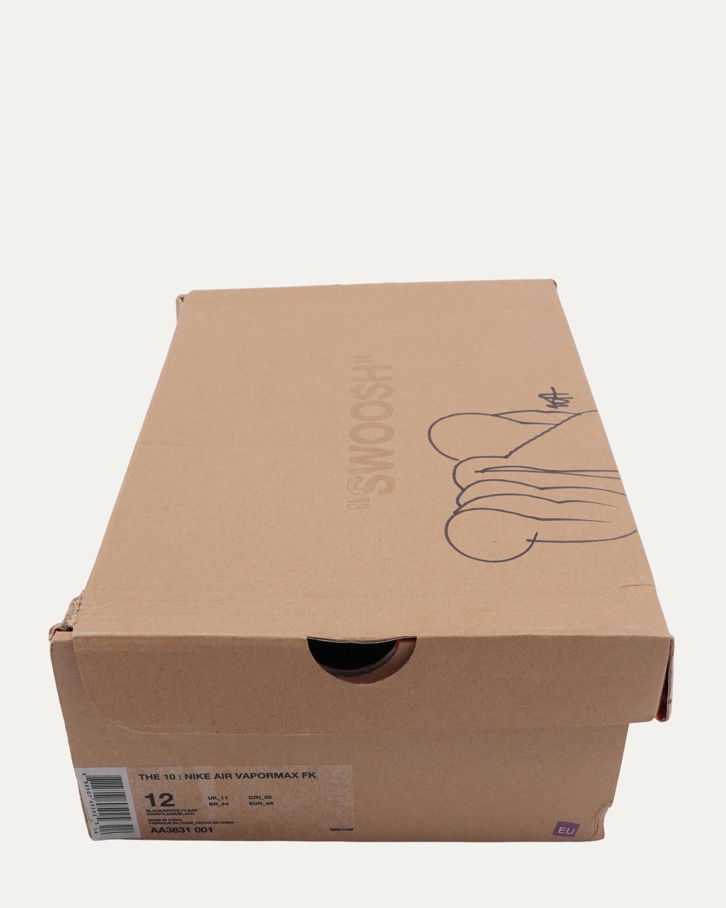 Virgil Singed Off-White Vapormax Sneakers