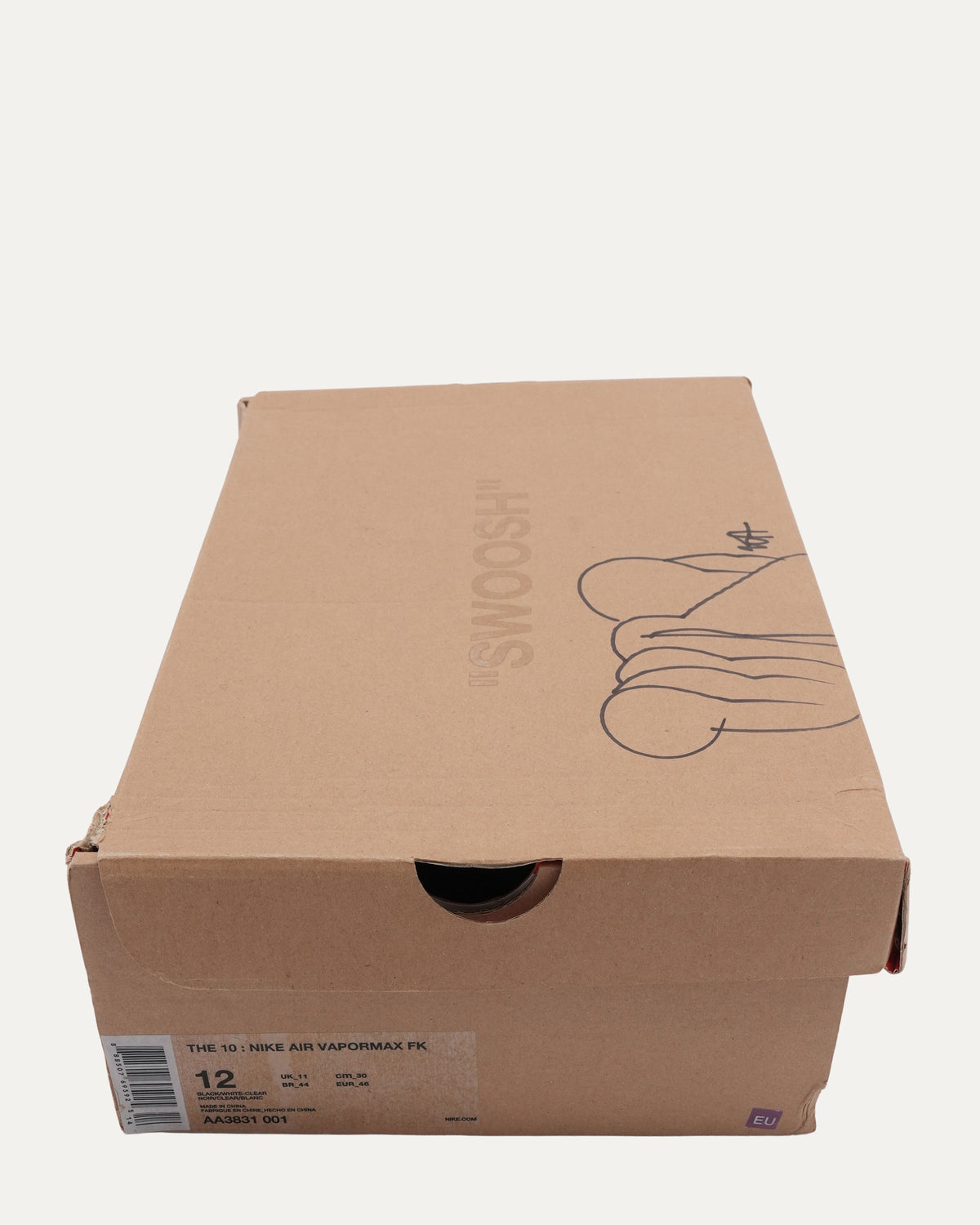 Virgil Singed Off-White Vapormax Sneakers