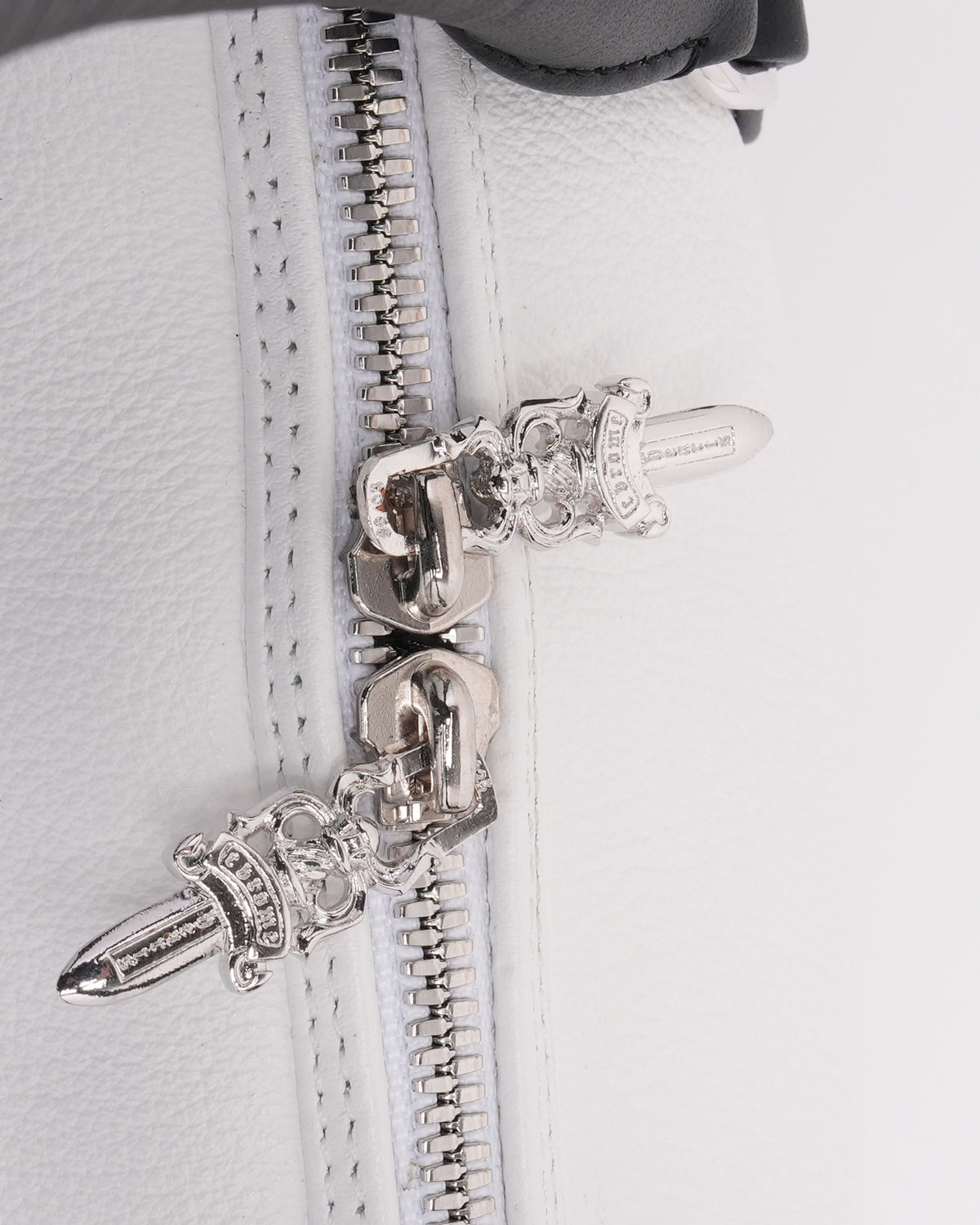 Filigree Cross Embellished Slouchy Mo Bag