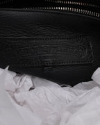 Leather Cross Patch Duffle Bag