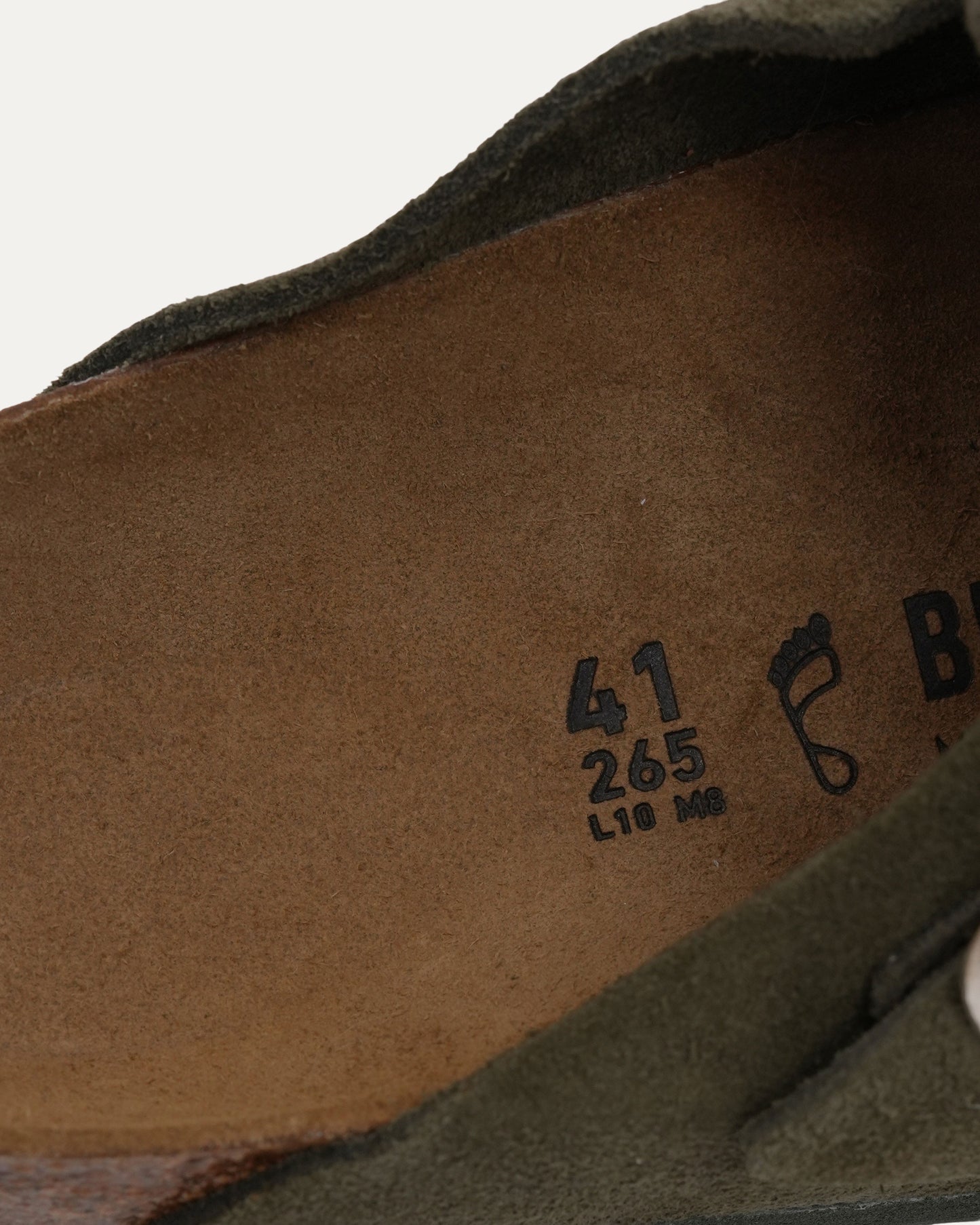 Dagger Embellished Birkenstock Boston Suede Mule