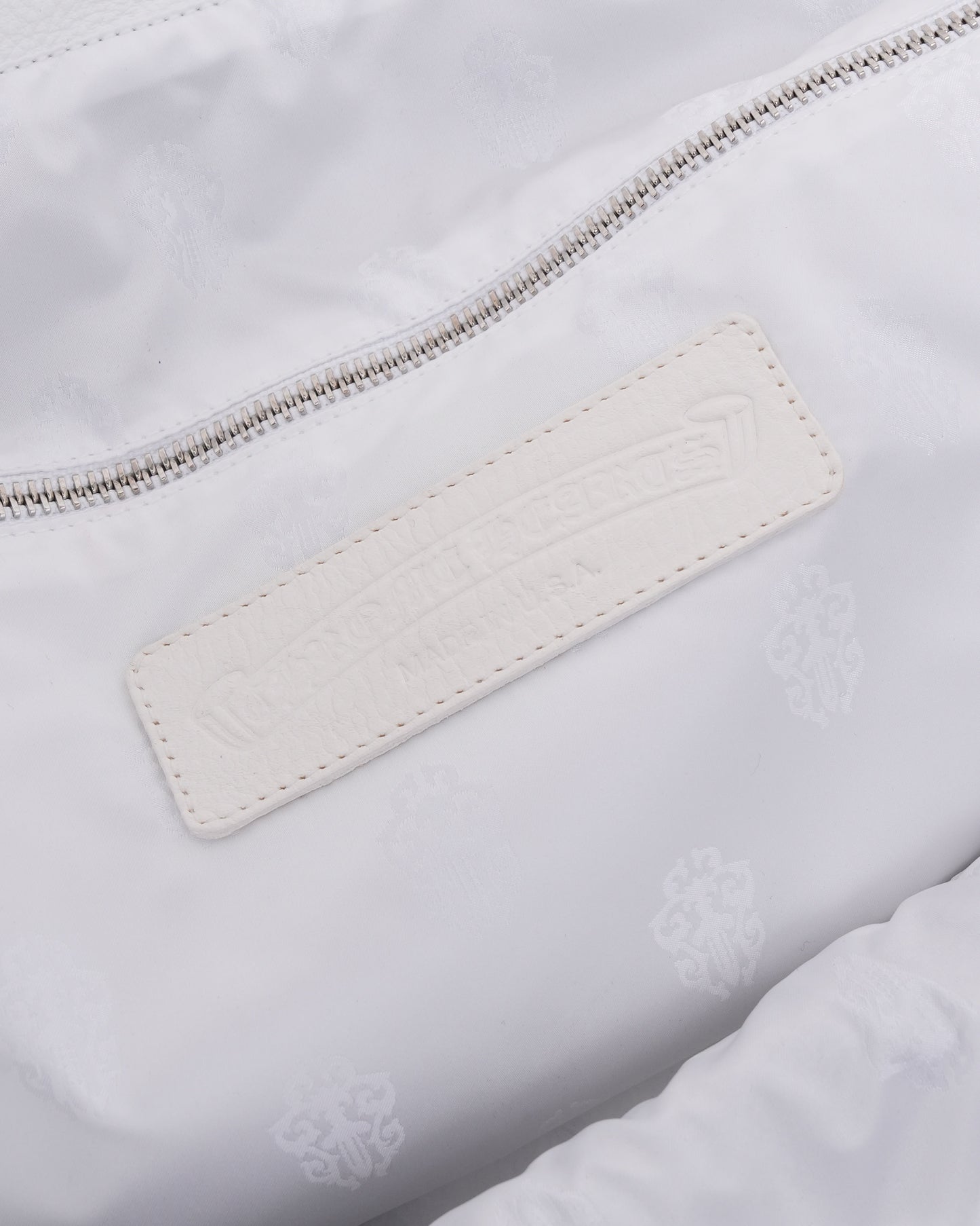 Silver Embellished Star Patch Shoulder Bag