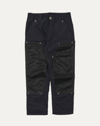 Nylon Leather Double Knee Pants
