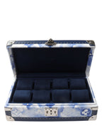 Watercolor Monogram Coated Canvas & Calfskin Leather Watch Trunk