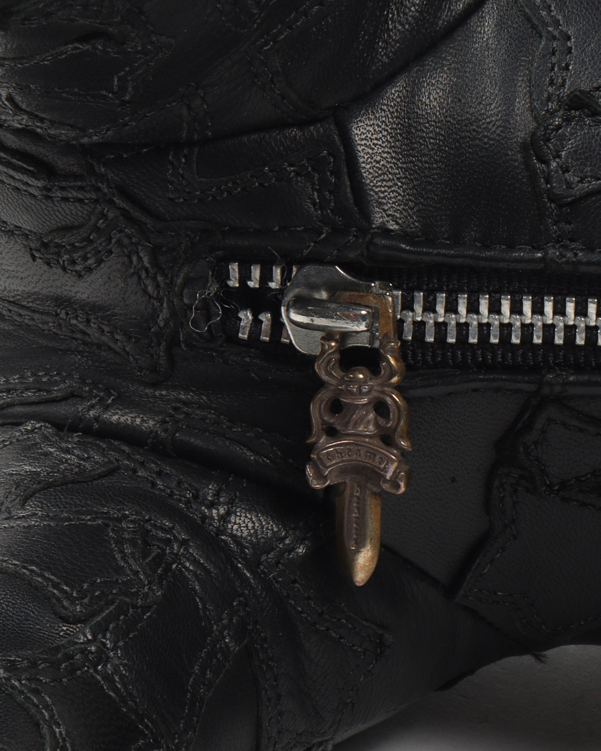 Leather Cross Patch Dog