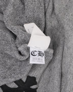 Cotton Blend Cross Patch Crewneck Sweatshirt