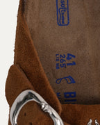 Dagger Embellished Birkenstock Boston Suede Mule