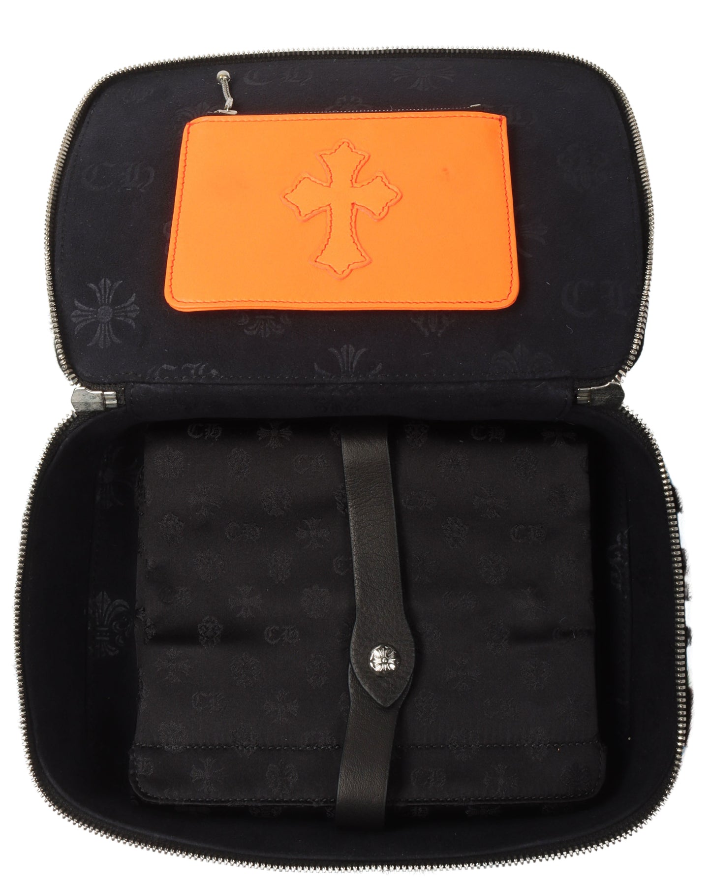 St Barth Leather & Pony Hair Jewelry Case