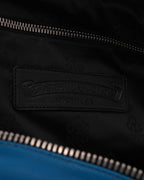 Embellished Cross Patch Fur Bag